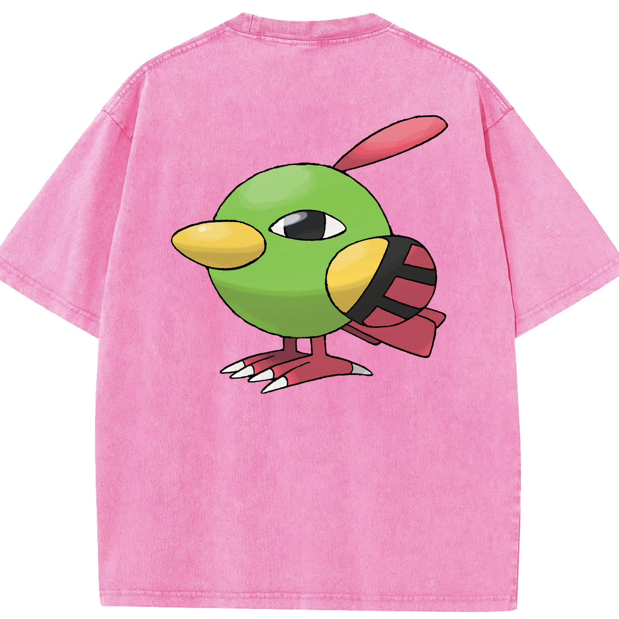 （画像用） ポケットモンスター Pokémon 綿100% ヴィンテージ風 半袖Tシャツ（背面プリント）